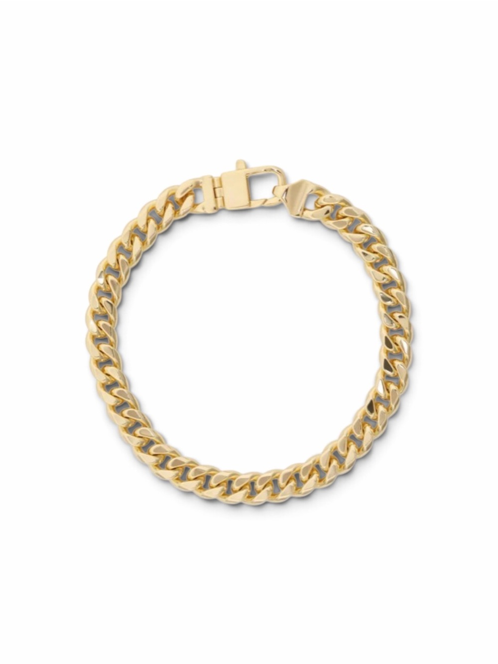 Melinda Maria Julian Cuban Chain Bracelet - Gold, 6.5”